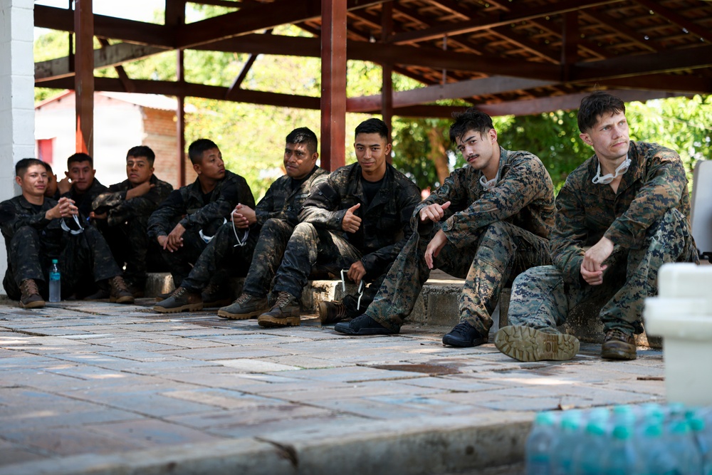 U.S. Marines, Salvadoran marines participate in special operations forces screener with Salvadoran marines during CENTAM Guardian 2026