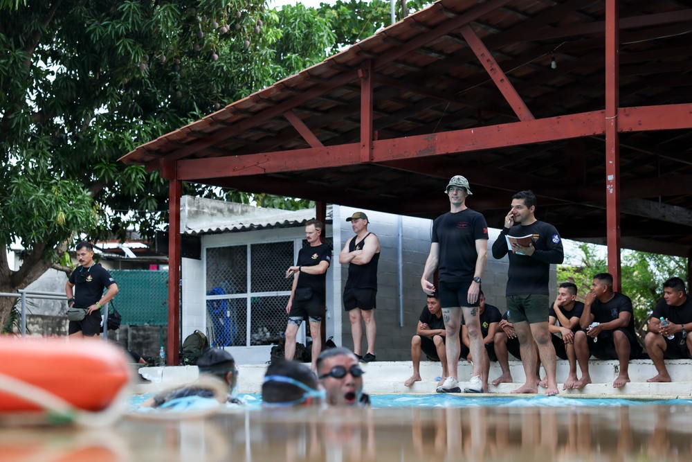 U.S. Marines, Salvadoran marines participate in special operations forces screener with Salvadoran marines during CENTAM Guardian 2026