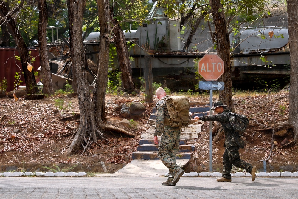 U.S. Marines, Salvadoran marines participate in special operations forces screener with Salvadoran marines during CENTAM Guardian 2026
