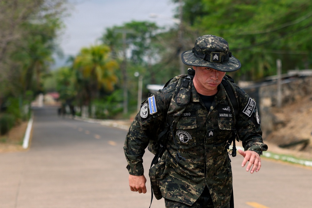 U.S. Marines, Salvadoran marines participate in special operations forces screener with Salvadoran marines during CENTAM Guardian 2026