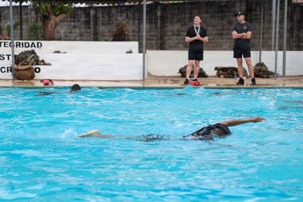 U.S. Marines, Salvadoran marines participate in special operations forces screener with Salvadoran marines during CENTAM Guardian 2026