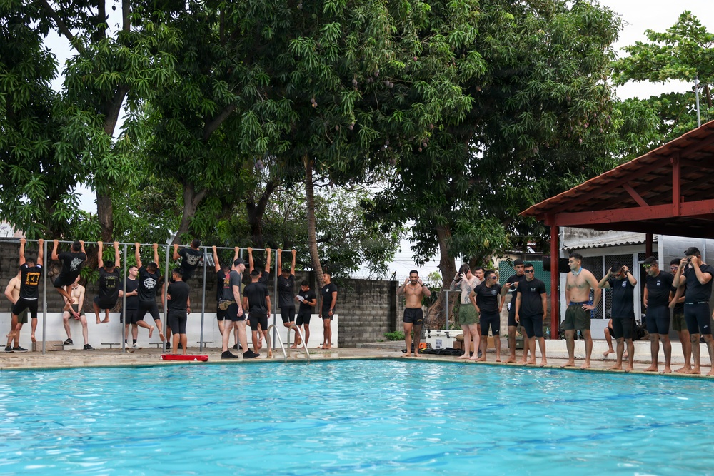 U.S. Marines, Salvadoran marines participate in special operations forces screener with Salvadoran marines during CENTAM Guardian 2026