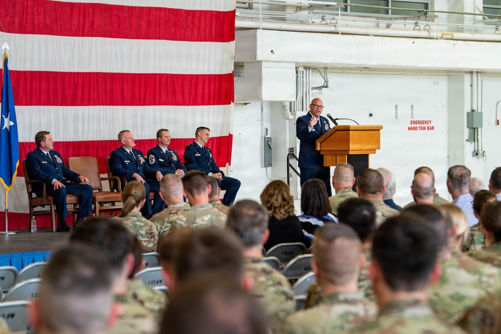 Bradley Assumes Command of 132d Wing