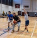 302d Airlift Wing Airmen Participate in a Basketball Social