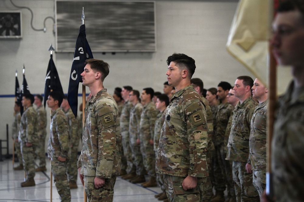 Change of command ceremony for 3rd Battalion, 161st Infantry Regiment, 81st Mobile Brigade Combat Team