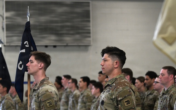 Change of command ceremony for 3rd Battalion, 161st Infantry Regiment, 81st Mobile Brigade Combat Team