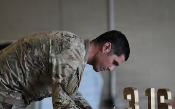 Change of command ceremony for 3rd Battalion, 161st Infantry Regiment, 81st Mobile Brigade Combat Team