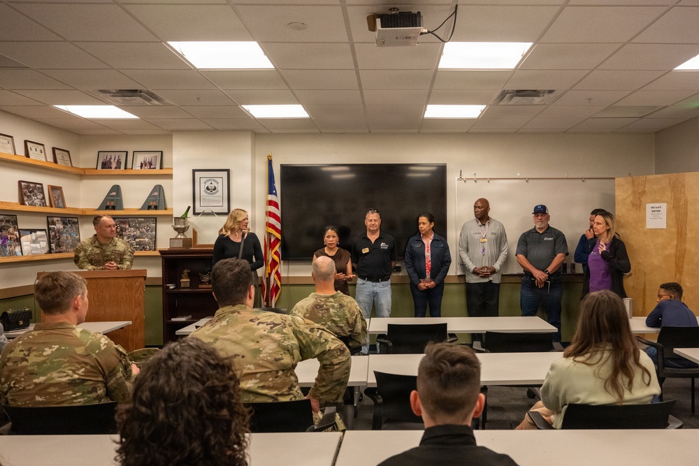 302d Airlift Wing Hosts Deployed Spouses Breakfast Social