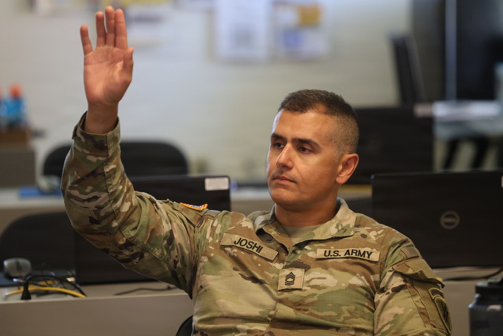 SFC Joshi Participates in Classroom Discussion