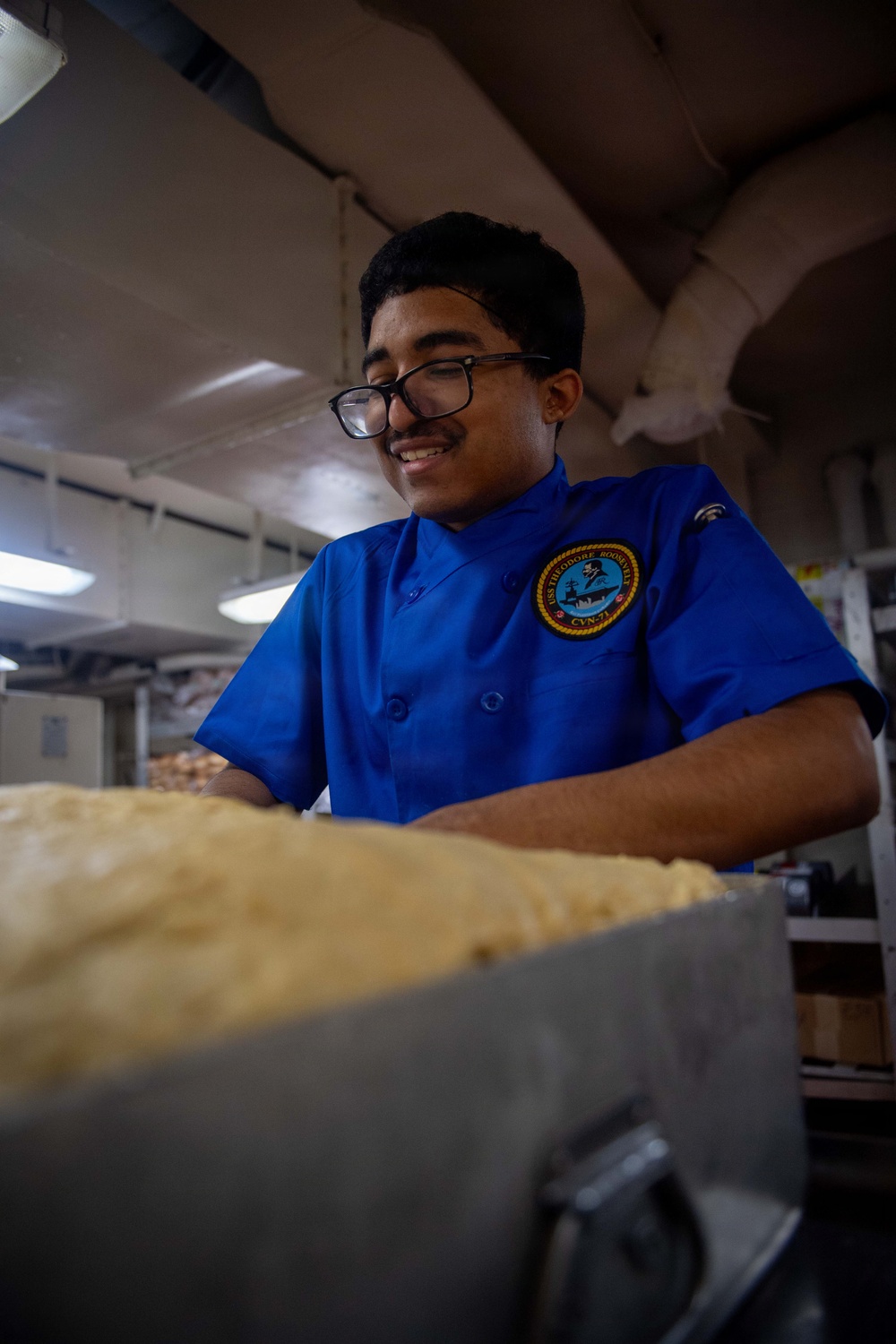 USS Theodore Roosevelt Meal Preparation