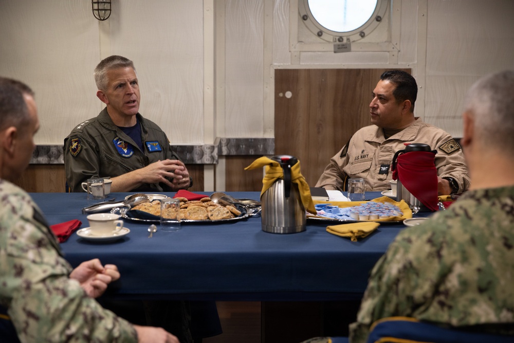 C7F Visits USS Robert Smalls (CG 62)