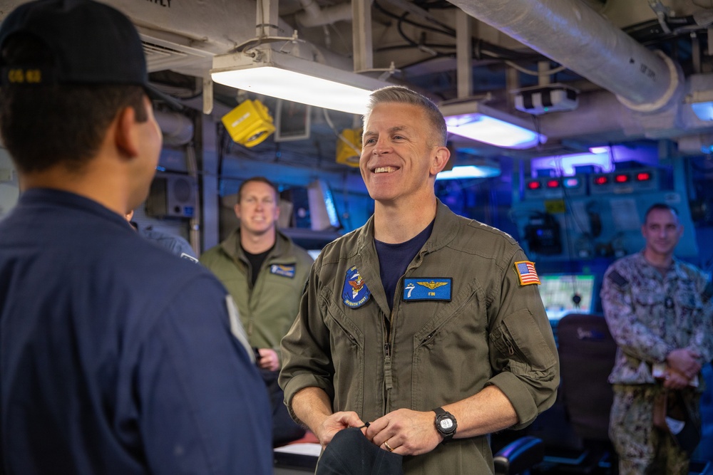 C7F Visits USS Robert Smalls (CG 62)