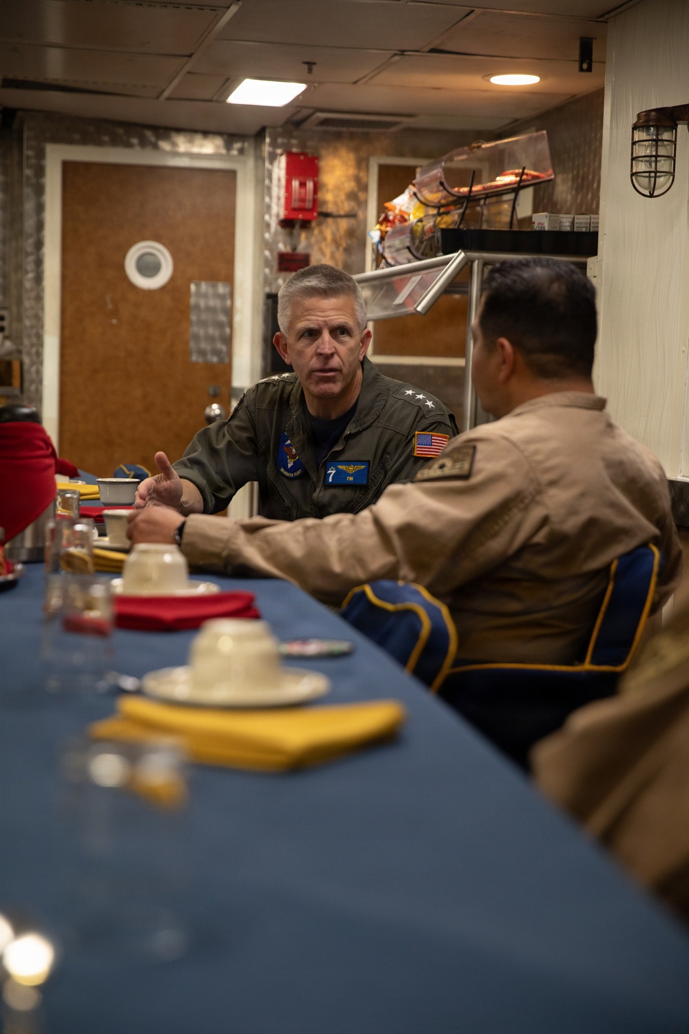 C7F Visits USS Robert Smalls (CG 62)