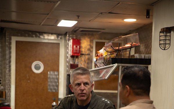 C7F Visits USS Robert Smalls (CG 62)