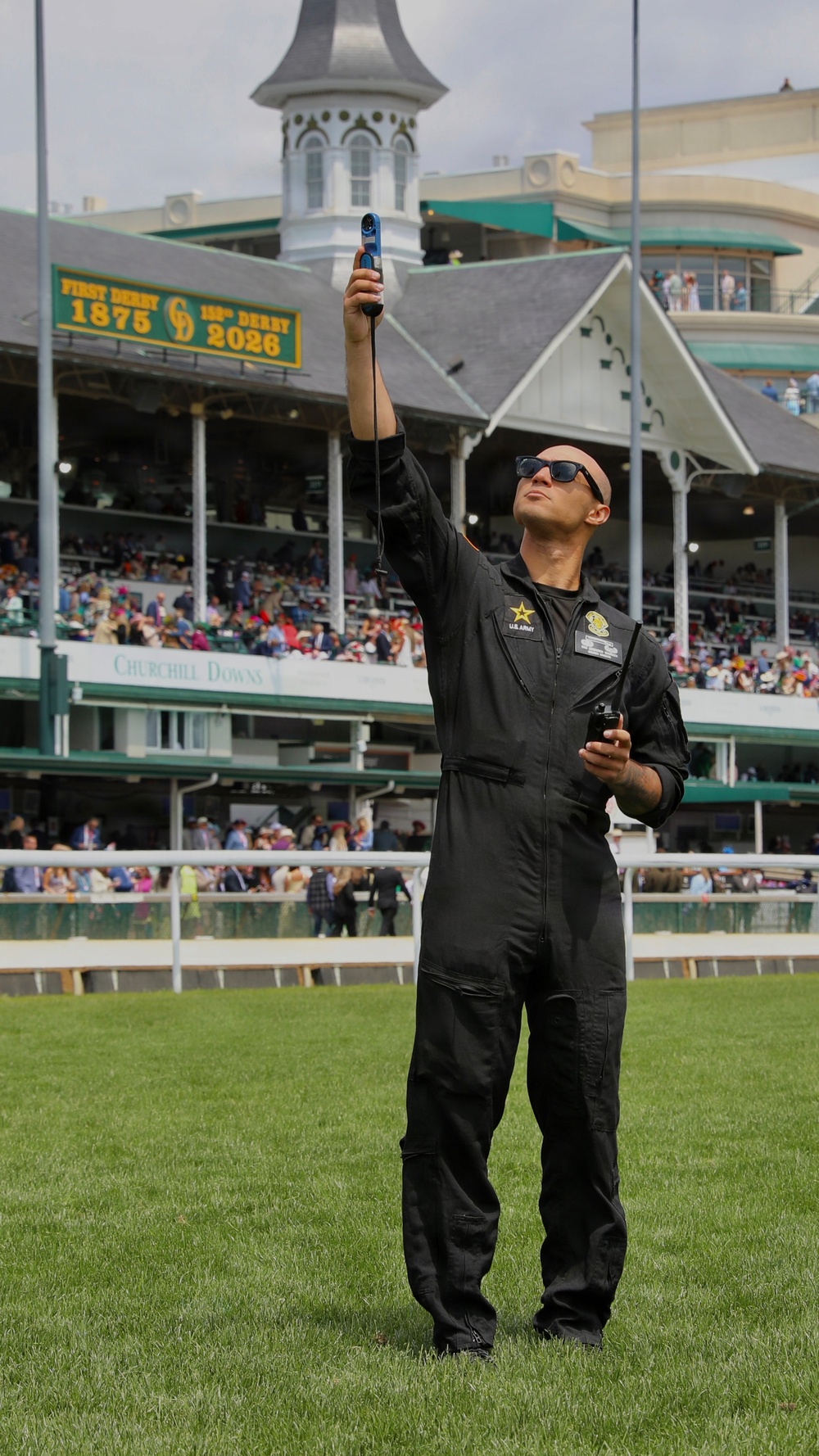 The Golden Knights Perform a Drop Exercise at the 152nd Running of the Kentucky Derby
