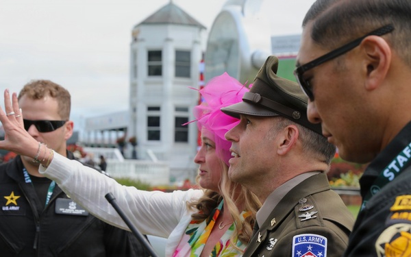The Golden Knights Perform a Drop Exercise at the 152nd Running of the Kentucky Derby