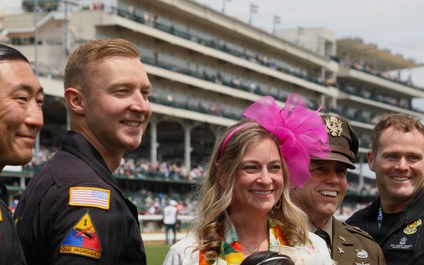 The Golden Knights Perform a Drop Exercise at the 152nd Running of the Kentucky Derby