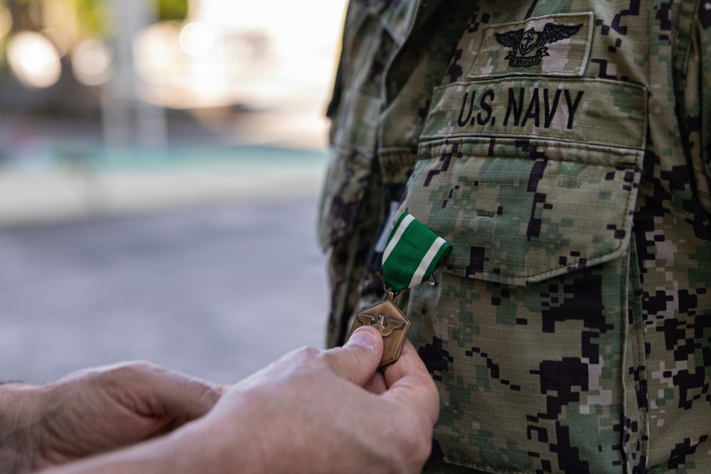 MCIPAC Officials award Marines, Sailors and members of the Okinawa Defense Bureau