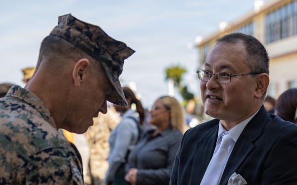 MCIPAC Officials award Marines, Sailors and members of the Okinawa Defense Bureau