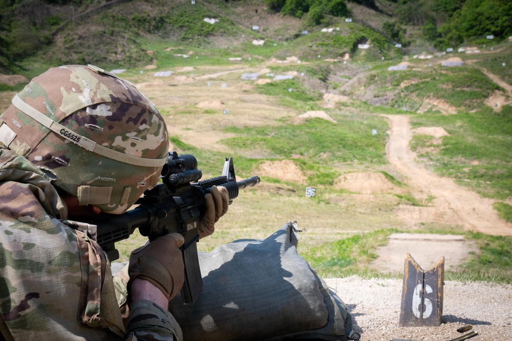 USAG Humphreys, HHC Apache Range, M4 Qualification