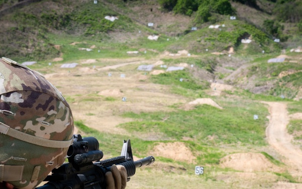 USAG Humphreys, HHC Apache Range, M4 Qualification