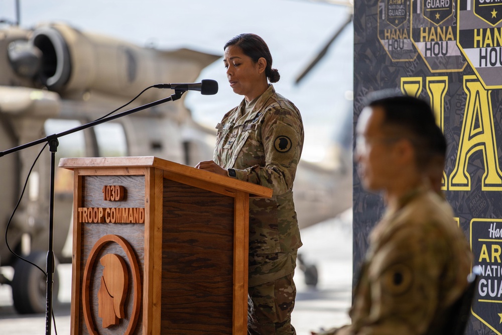 189th Hands Over the Flight