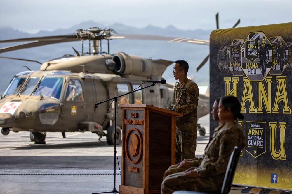 189th Hands Over the Flight
