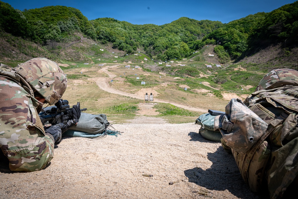 USAG Humphreys, HHC Apache Range, M4 Qualification