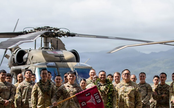 189th Hands Over the Flight