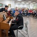 Members of the U.S. Navy Band Cruisers perform at veterans center