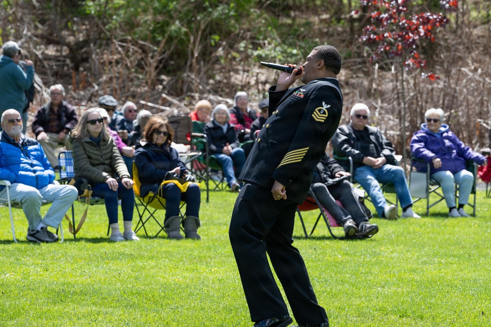 The U.S. Navy Band Cruisers perform at Nay Aug Park