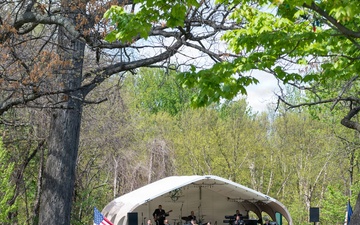 The U.S. Navy Band Cruisers perform at Nay Aug Park