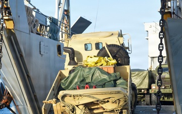 Balikatan 2026: U.S. Marines, Soldiers load HIMARS and NMESIS on LCU