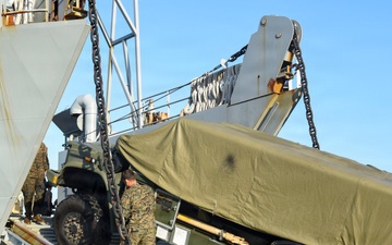 Balikatan 2026: U.S. Marines, Soldiers load HIMARS and NMESIS on LCU