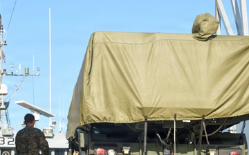 Balikatan 2026: U.S. Marines, Soldiers load HIMARS and NMESIS on LCU