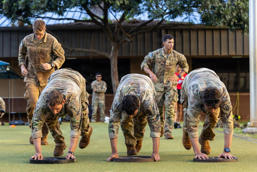 Multinational Soldiers Conduct Urban Land Navigation During Pacific Land Forces Team Readiness Challenge