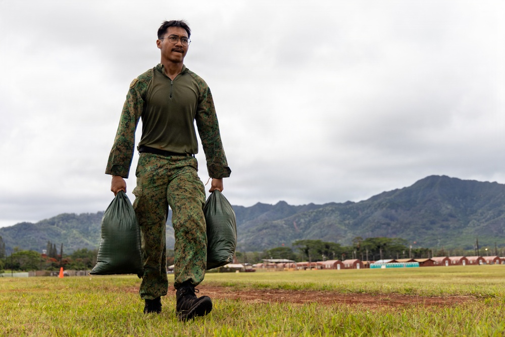 Multinational Soldiers Conduct Urban Land Navigation During Pacific Land Forces Team Readiness Challenge