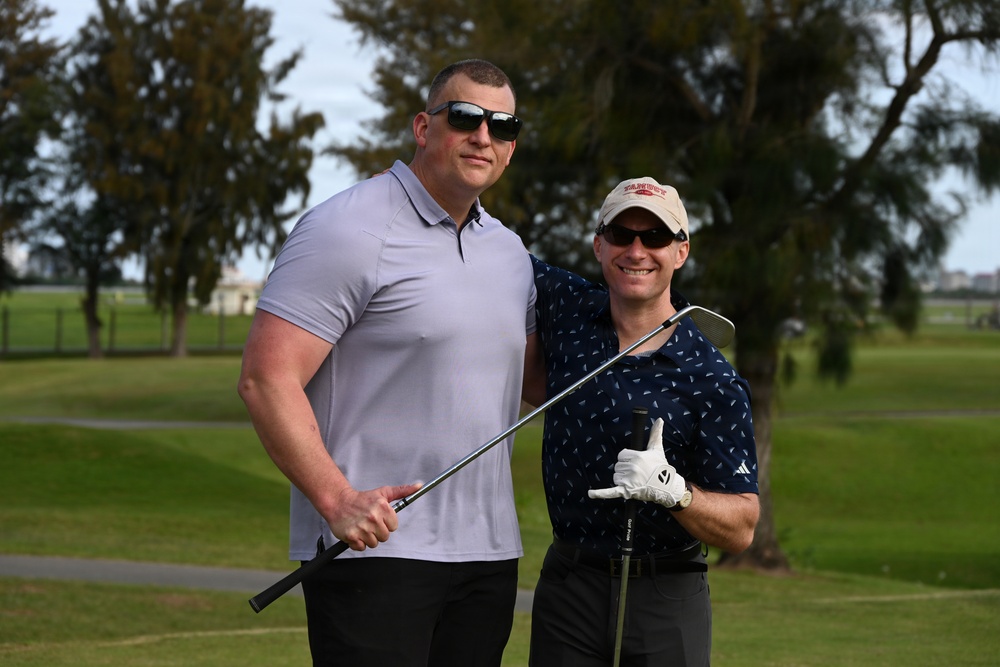 3rd Marine Logistics Group Holds Golf Event during a Commanders' Conference