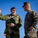 U.S. Marine Corps leaders meet Swedish Armed Forces officials during training exercise