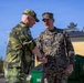 U.S. Marine Corps leaders meet Swedish Armed Forces officials during training exercise