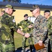 U.S. Marine Corps leaders meet Swedish Armed Forces officials during training exercise