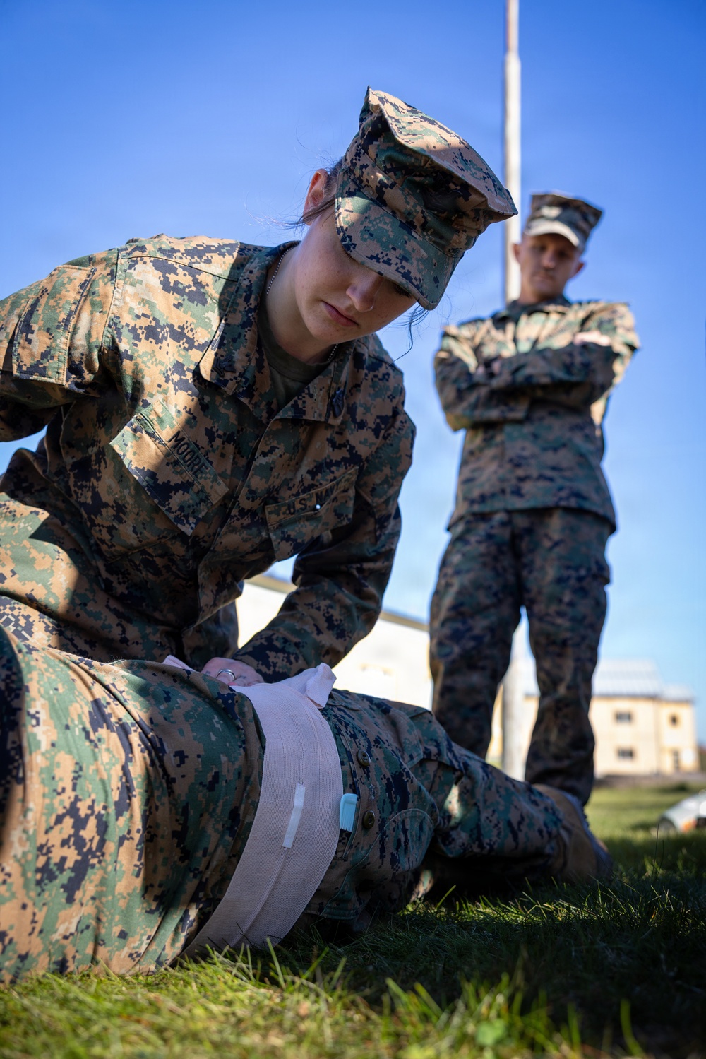 U.S. Marines hone tier I TCCC medical readiness in Swedish environment