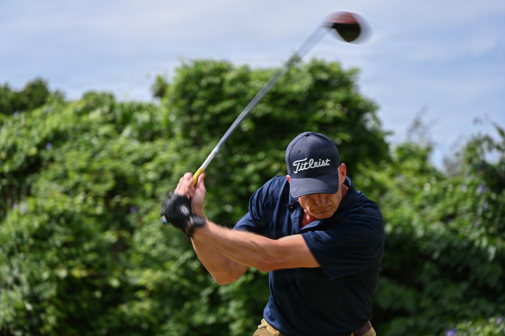 3rd Marine Logistics Group Holds Golf Event during a Commanders' Conference