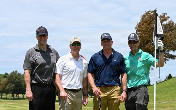 3rd Marine Logistics Group Holds Golf Event during a Commanders' Conference