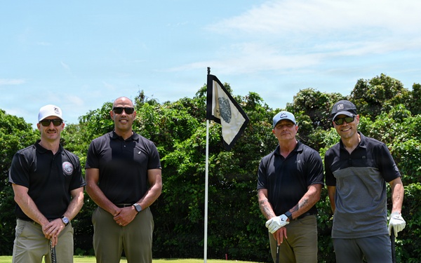 3rd Marine Logistics Group Holds Golf Event during a Commanders' Conference