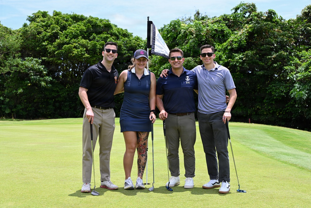 3rd Marine Logistics Group Holds Golf Event during a Commanders' Conference