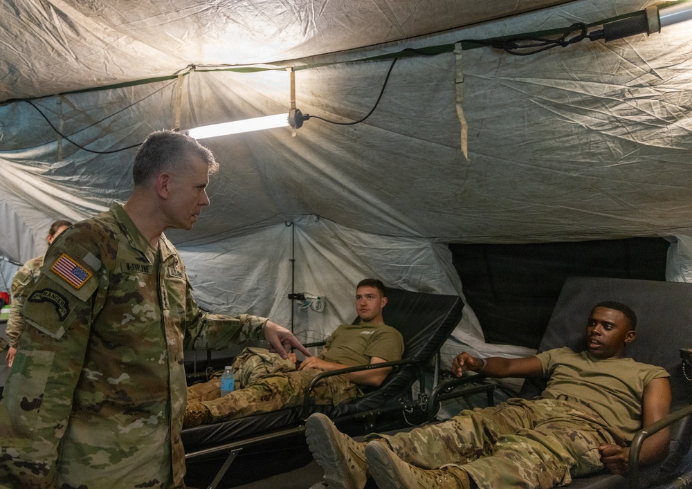 Balikatan 2026: U.S Army Lt. Gen McFarlane visits Command Node, Field Hospital in the Philippines