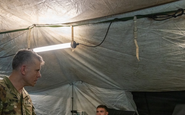 Balikatan 2026: U.S Army Lt. Gen McFarlane visits Command Node, Field Hospital in the Philippines