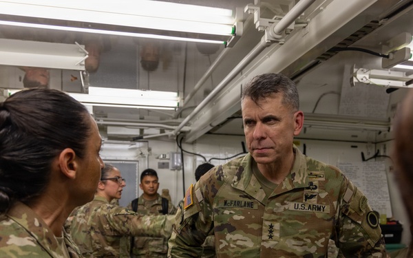 Balikatan 2026: U.S Army Lt. Gen McFarlane visits Command Node, Field Hospital in the Philippines