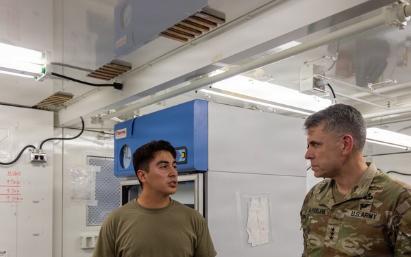 Balikatan 2026: U.S Army Lt. Gen McFarlane visits Command Node, Field Hospital in the Philippines